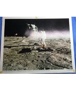 Vintage 1969 NASA Apollo 11 Man on the Moon Landing Photograph Lg 16&quot;x20... - $101.80 CAD
