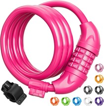 Titanker Bike Lock: 4-Foot Cable Lock, 1/2-Inch Combination, And Bicycles. - $29.96