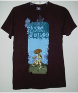 Panic At The Disco Concert Tour T Shirt Mushrooms Vintage Size Medium - $1,206.48 MXN