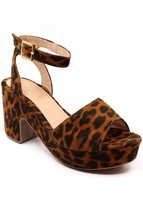 Everglades women&#39;s tina 1 leopard heels in Brown/Black - £31.57 GBP