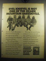 1974 The Ozark Mountain Daredevils Album Ad - Evel Knievel is not one - £14.45 GBP