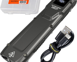 3000 Lumen Flat EDC Flashlight, USB-C Rechargeable High Performance Slim... - £138.05 GBP