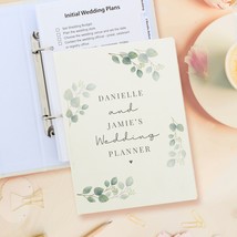 Personalised Botanical Wedding Planner - $663.25 MXN