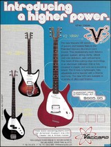 1999 Vaccaro V2 XRAY, GENX, XRAY Bass guitar advertisement 8 x 11 ad print - £3.38 GBP
