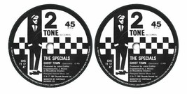 x2 95mm Vinyl Stickers 2tone selecter laptop rude boy specials bad manne... - $4.68