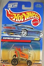 1999 Hot Wheels Collector #1067 EXPRESS LANE Orange w/Chrome 5 Sp Wheels China - £5.71 GBP