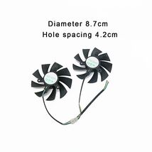 Graphics Fan GA92A2H 87mm For ZOTAC RTX2060 AMP RTX2060AMP 1660 2060S 20... - $13.85