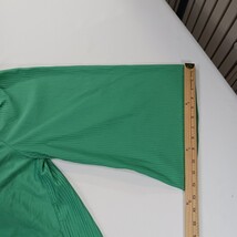 Vintage Koret Round Neck Women’s Green Huge Sleeves Pullover Blouse Chest 41" image 4