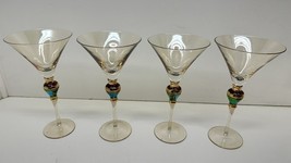 Z Gallerie Majestic Martini Glass 10&quot; tall Lot Of 4 - $1,818.23 MXN
