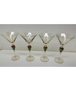 Z Gallerie Majestic Martini Glass 10&quot; tall Lot Of 4 - $138.86 CAD