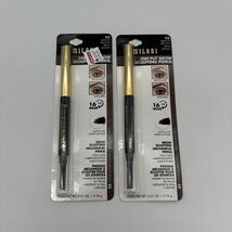 2X Milani Stay Put Sculpting Brow Pencil 16 HR Wear - 03 Medium Brown - $16.73