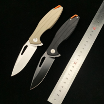 Folding Pocket Knife | D2 Blade Steel | G10 Handle | Ball Bearing - £19.91 GBP