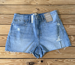 madewell NWT Women’s the perfect jean shorts Size 29 blue R7 - £26.51 GBP