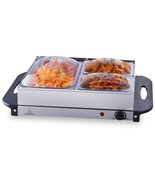 VEVOR Electric Buffet Server &amp; Food Warmer, 14&quot; x 14&quot; Portable Stainless... - $75.99