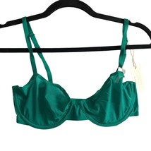 Smoothez by Aerie Bra Balconette Sheer Mesh Unlined Underwire Green 36DD - £15.13 GBP