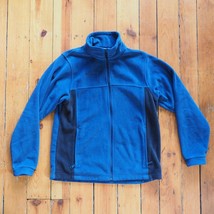 Columbia Youth Blue Fleece Jacket Size 18-20 - £15.82 GBP