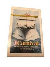 Vintage CARNIVAL CRUISE LINES Playing Cards Decks UNOPENED New Poker Bri... - £2.87 GBP