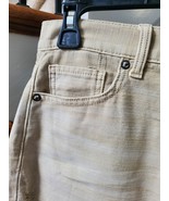 American Eagle Outfitters Womens Beige Solid Cotton High Rise Mom Shorts... - $523.43 MXN