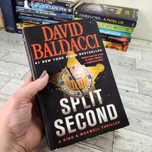 SPLIT SECOND King &amp; Maxwell Thriller David Baldacci Trade Paperback 2021 Edition - £4.79 GBP