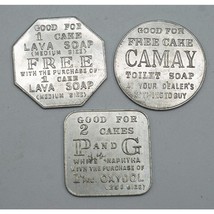 Trade Token Lot of 3 Cakes Camay Soap Proctor &amp; Gamble  - £11.39 GBP