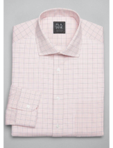 Jos. A.Bank Traveler Collec Slim Fit Point Collar Fine Grid Dress Shirt-... - $37.39