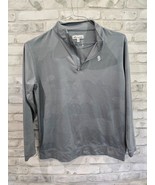 Peter Millar Boy&#39;s Size XL (13-14) Camo Gray Print 1/4 Zip Golf Pullover - $476.67 MXN