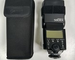 Canon Speedlite 580EX W/ Case Broken Hot Shoe Base See Description &amp; Photos - £15.65 GBP
