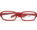 Kids Bright Eyes Eyeglasses Frames Harper 42 Matte Red Rubberized 42-16-110 - $65.11