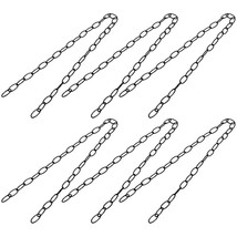 Black Iron Chains For Hanging Pots, Planters, Bird Feeders (36 In, 6 Pack) - £25.88 GBP