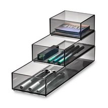 iDesign The Sarah Tanno Collection Plastic Cosmetics and Palette Organizer, Made