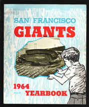 San Francisco Giants Baseball Team Yearbook MLB-1964-Candlestick-Orlando Cepe... - $88.27