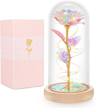 Mothers Day Mom Gifts for Mom Women, Birthday Gifts Galaxy Rose Enchanted Crysta - £17.20 GBP