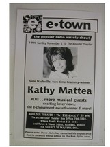 2 Kathy Mattea Affiche Concert Grand Visage Shots Affiche - $8.94