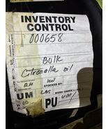 Citronella Essential Oil Pure Certified Organic. 8Lbs - $123.75