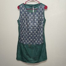 Custo Barcelona Green Sequined Dress Sz 4 New - $44.50