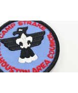 Vintage Blue Camp Strake Sam Houston SHAC Boy Scouts America BSA Camp Patch - $218.08 MXN