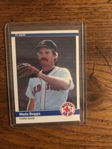 Wade Boggs 1984 Fleer Baseball Card   - £3.17 GBP