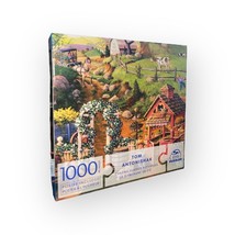 Tom Antonishak Spin Master 1000 Pc Jigsaw Puzzle Chasing Summer Butterfl... - $29.69