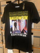 John Carpenter’s HALLOWEEN Tshirt-THE TRICK NEW Black Micheal Myers S/S ... - £13.24 GBP