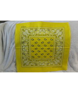 BANDANA YELLOW PAISLEY #2 SET OF 3 - £6.40 GBP