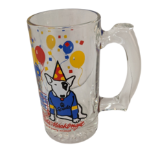 Bud Light Spuds MacKenzie Party Beer Glass Mug Stein Budweiser Vintage 1987 - $15.09