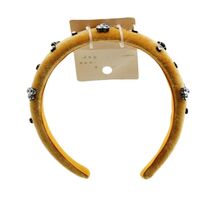 A New Day Gold Velvet Puff Crystal Headband - $63.42 MXN