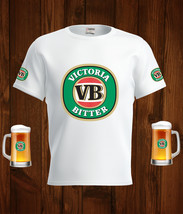 Victoria Bitter  Beer White T-Shirt, High Quality, Gift Beer Shirt - £25.53 GBP