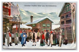 Christian VIII of Denmark Greets the Dovre Farmers UNP DB Postcard L20 - £3.11 GBP