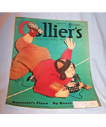 Vintage Oct. 12, 1940 Collier&#39;s Magazine Cover Only-Four Rose Print Ad - $17.16 CAD