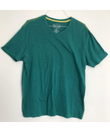 The Raw Uncut Green V-neck W Yellow Stitch XL Mens Shirt Casual Light We... - £11.05 GBP