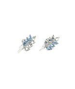 Marilyn Monroe Memorabilia Personal Sterling Silver Blue White Crystal E... - $1,555,720.75 MXN