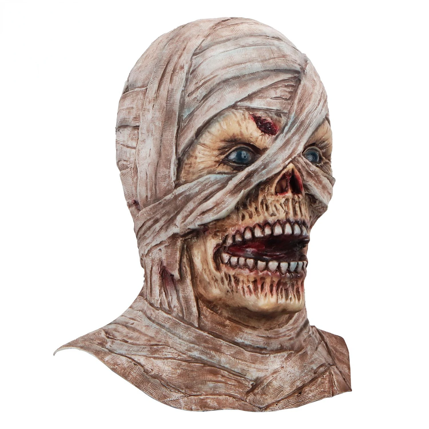 Play 2022 Realistic Latex Party Halloween Masks Horror Ghost Decoration Zombie M - £45.70 GBP