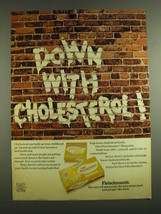 1971 Fleischmann&#39;s Margarine Ad - Down with Cholesterol - £14.38 GBP