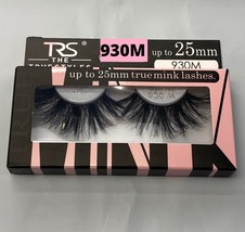 TRS TRUE MINK LASHES LUXURY 3D LASHES # 930M LIGHT &amp; SOFT AS A FEATHER - £3.91 GBP